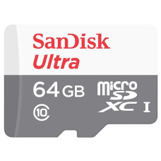 Карта пам'яті SanDisk 64GB microSDHC C10 UHS-I R48MB/s Ultra